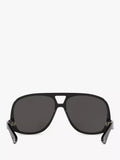 Yves Saint Laurent black aviator sunglasses, imported from the UK