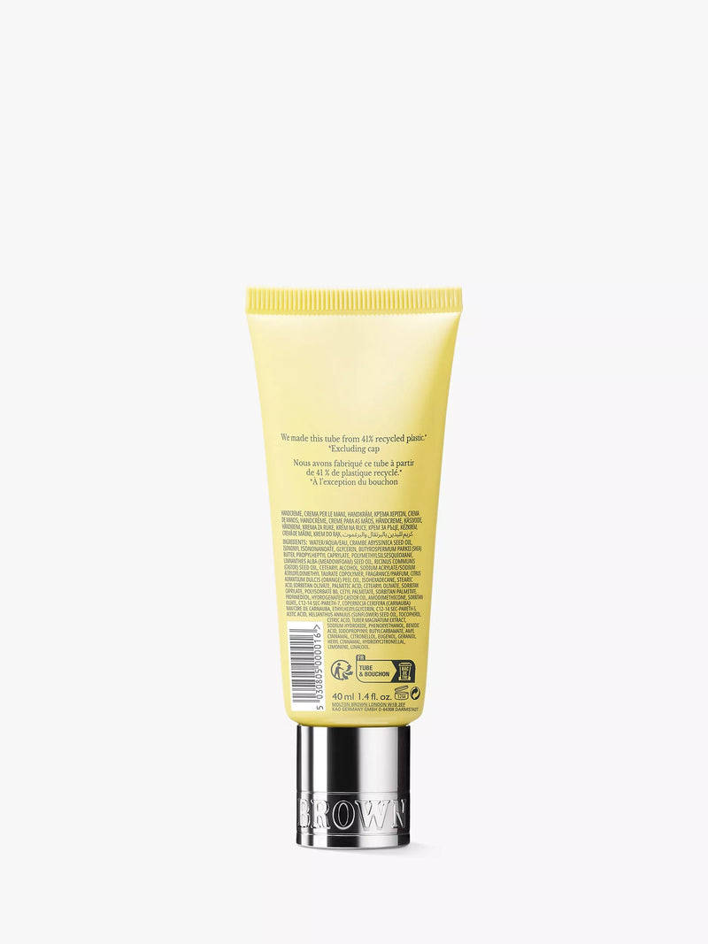 Molton Brown hand cream Orange & Bergamot 40ml, imported from the UK