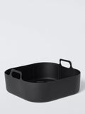 Square silicone non-stick air fryer liner with handles by John Lewis, 22cm, UK version