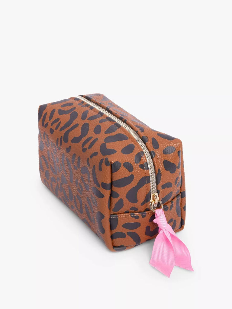 Caroline Gardner Leopard Cosmetic Bag, Multi