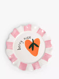 Caroline Gardner Berry Nice Heart Plate, Multi