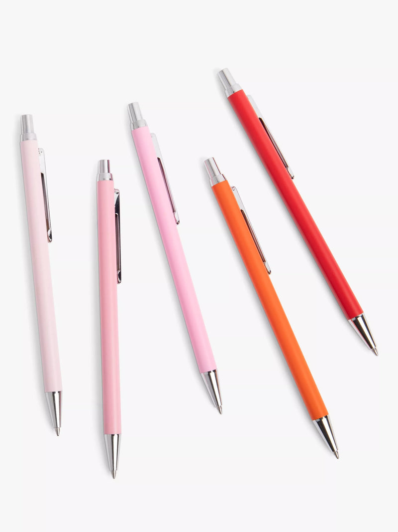Caroline Gardner gel ink pens 5-pack multi-color - British product