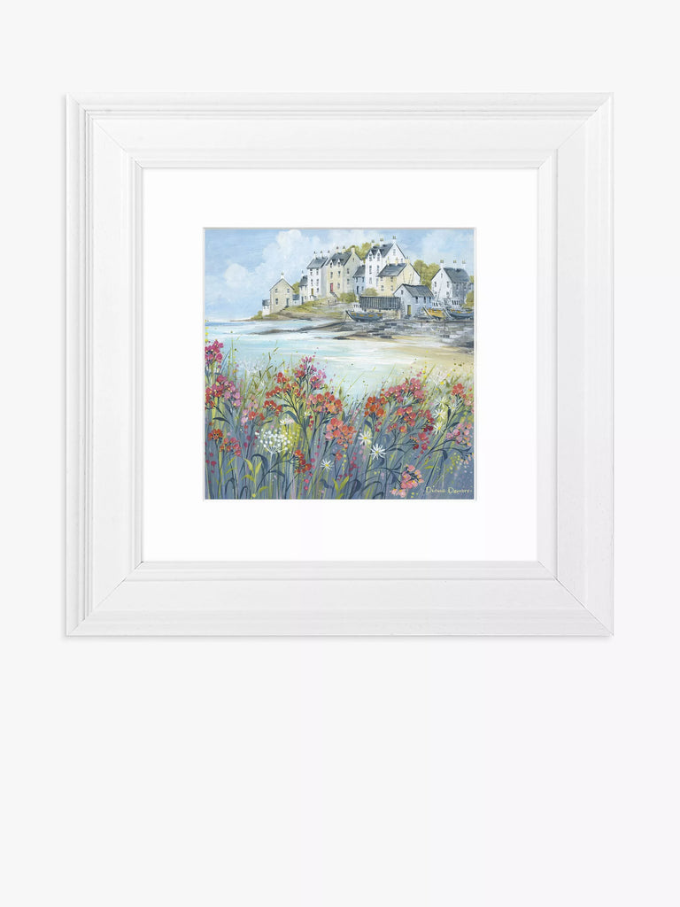 John Lewis Diane Demirci 'Beach Cove Blooms II' Framed Print & Mount, 39 x 39cm, Multi