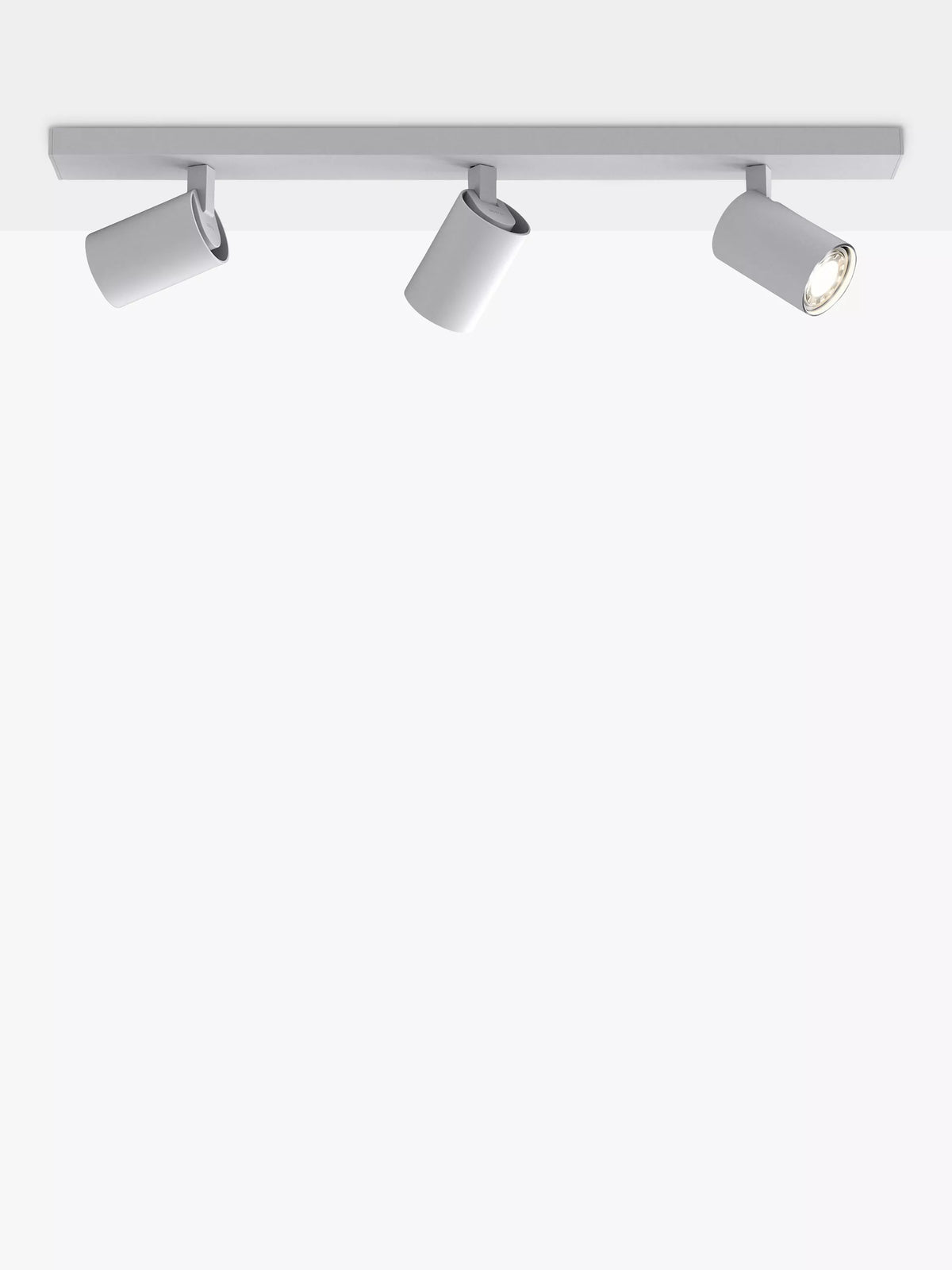 Astro triple spotlight bar white, UK version