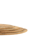 LIGA cork round placemats set of 4 natural, UK version