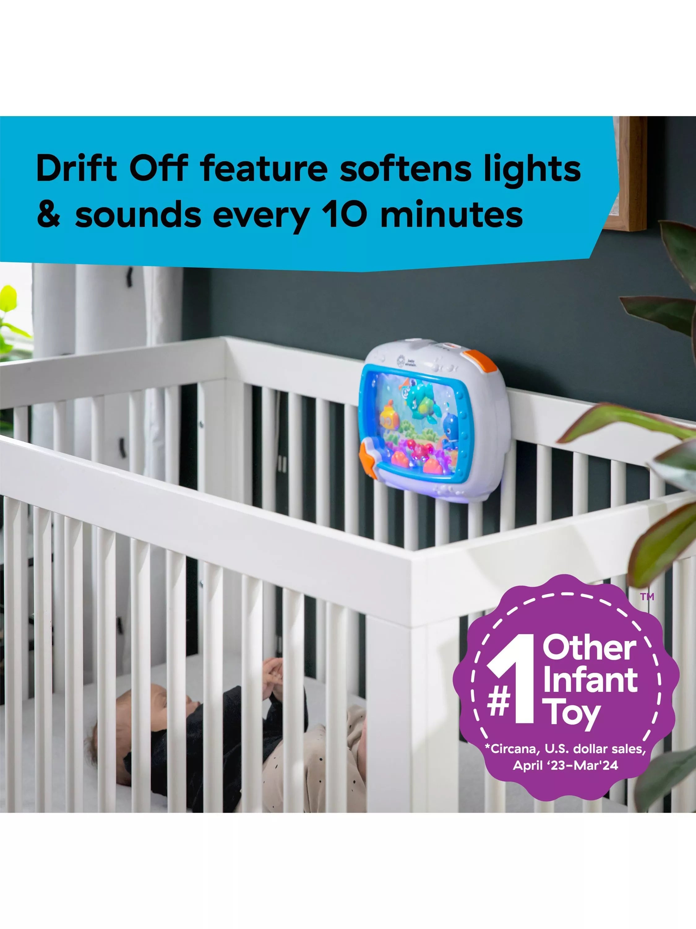 Baby Einstein Sea Dreams Soother crib toy - British product