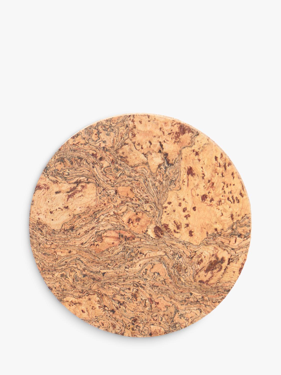 LIGA natural cork coasters set of four, UK version