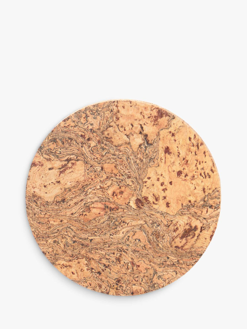 LIGA natural cork coasters set of four, UK version
