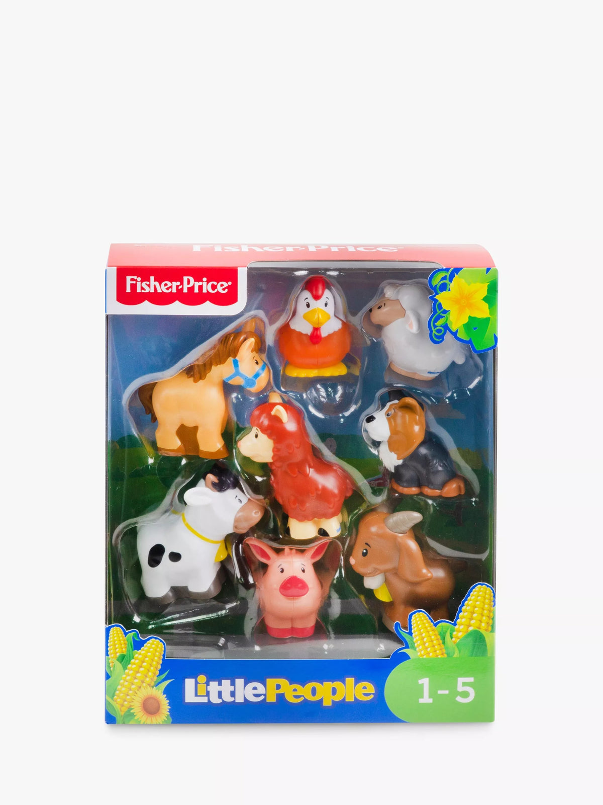 Fisher-Price Little People farm animal figures pack of 8, imported from the UK