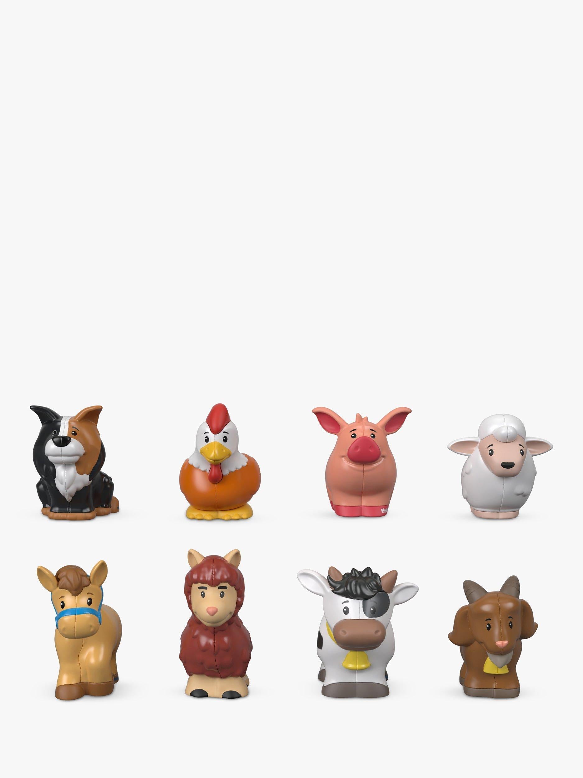 Fisher-Price Little People farm animal figures pack of 8, imported from the UK