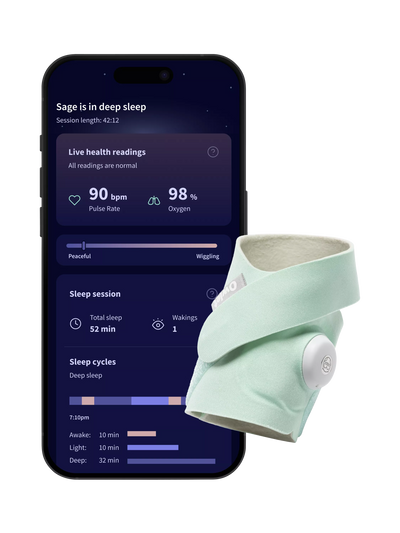 John Lewis Owlet Dream Sock Smart Baby Monitor- Buy online at McGrocer