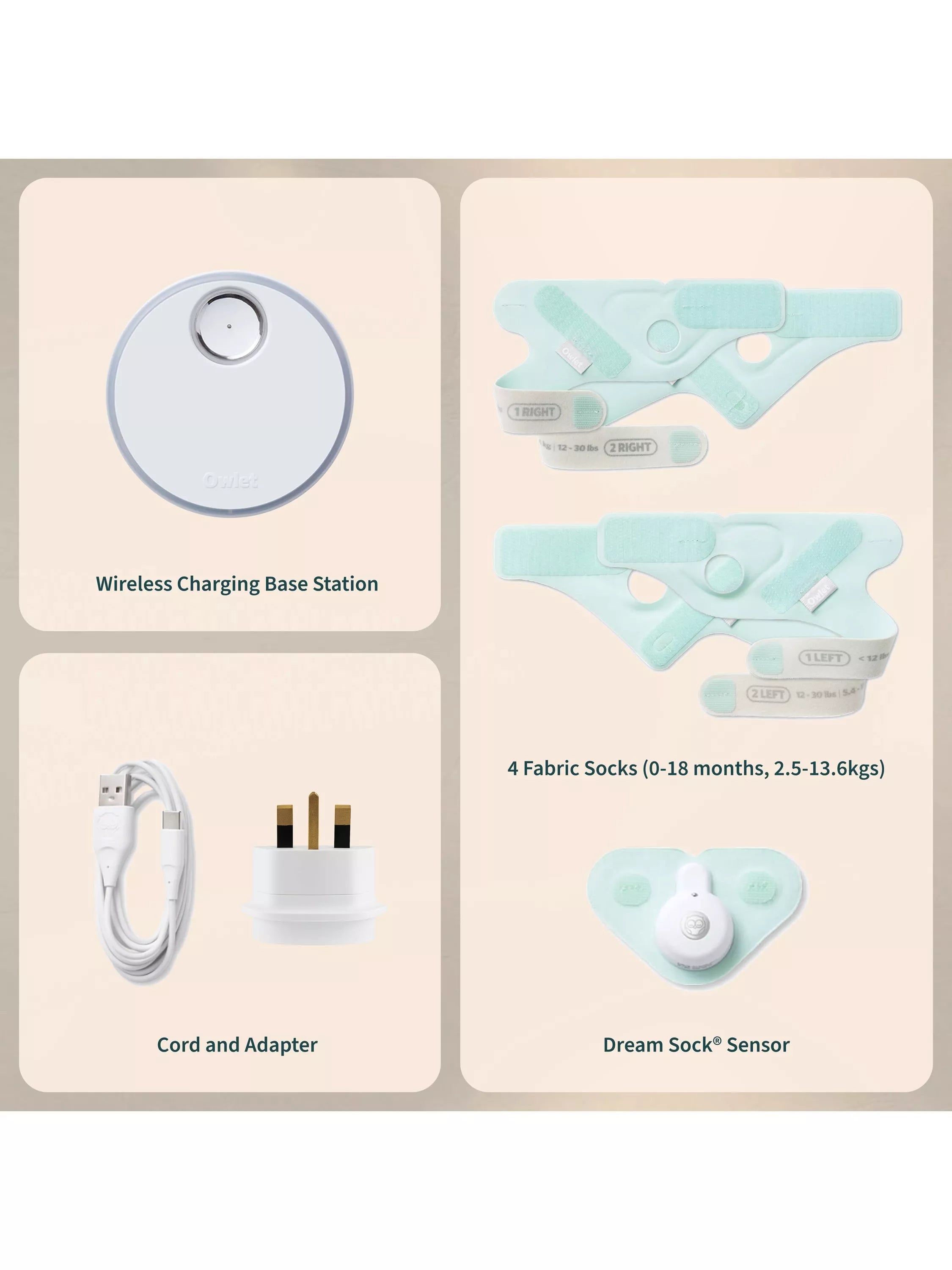 Owlet Dream Sock baby monitor - British product