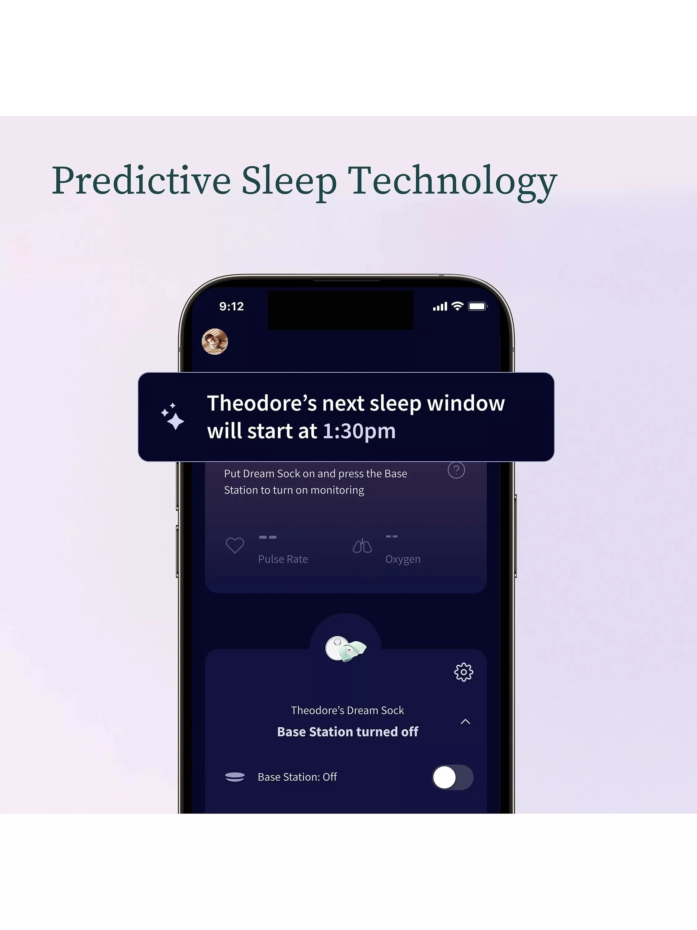 Owlet Dream Sock baby monitor - British product