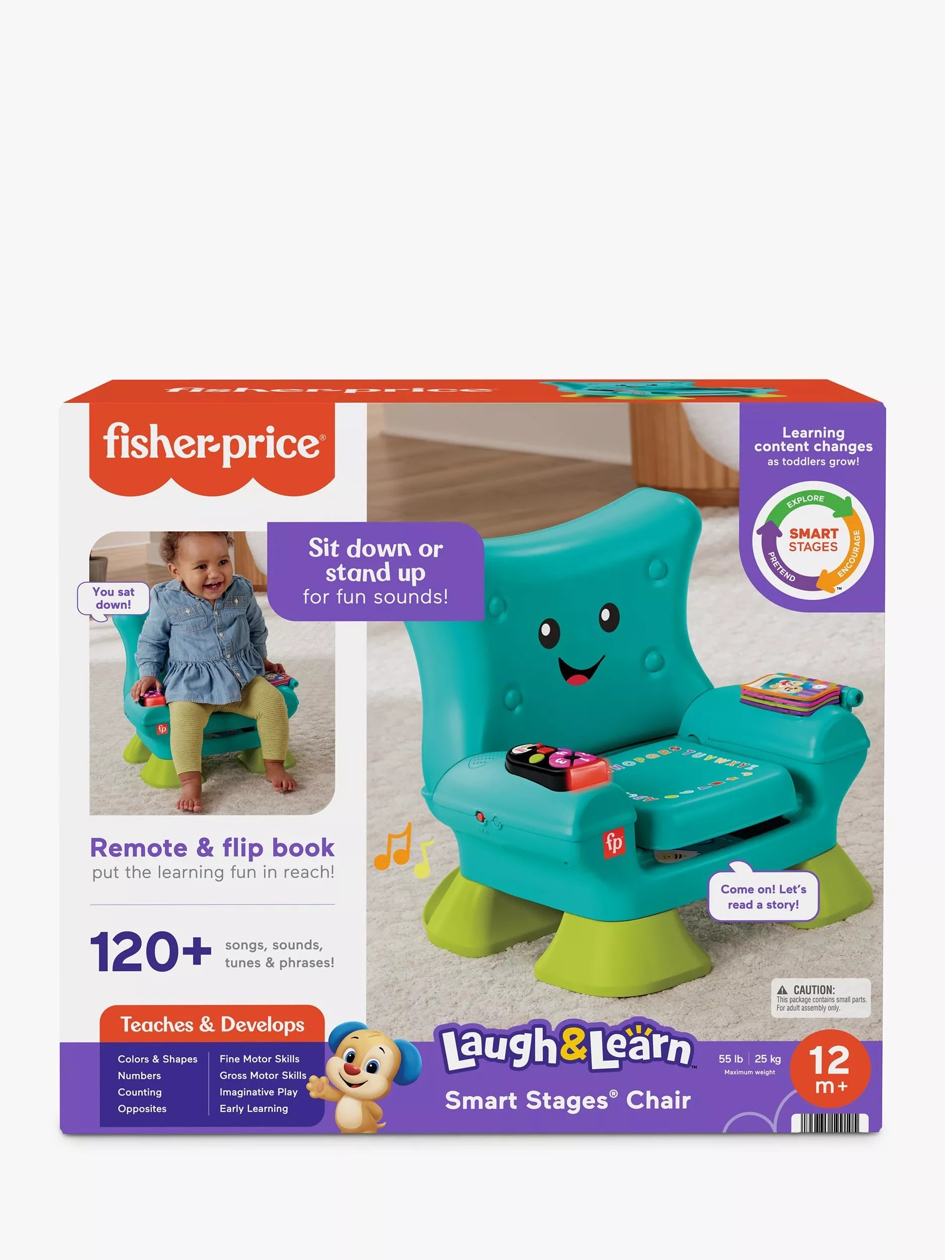 Fisher-Price Smart Stages baby activity chair, imported from the UK