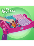 Mega Bloks construction table pink 30 pieces - British product
