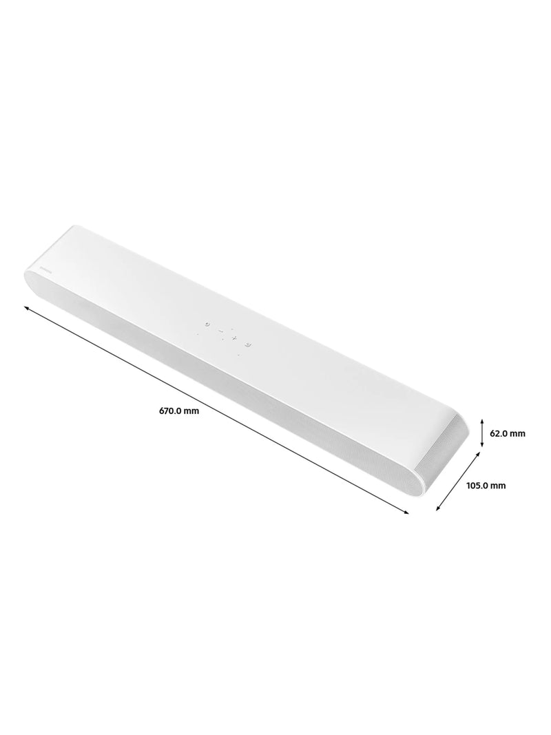 Samsung HW-S61D compact soundbar white, imported from the UK