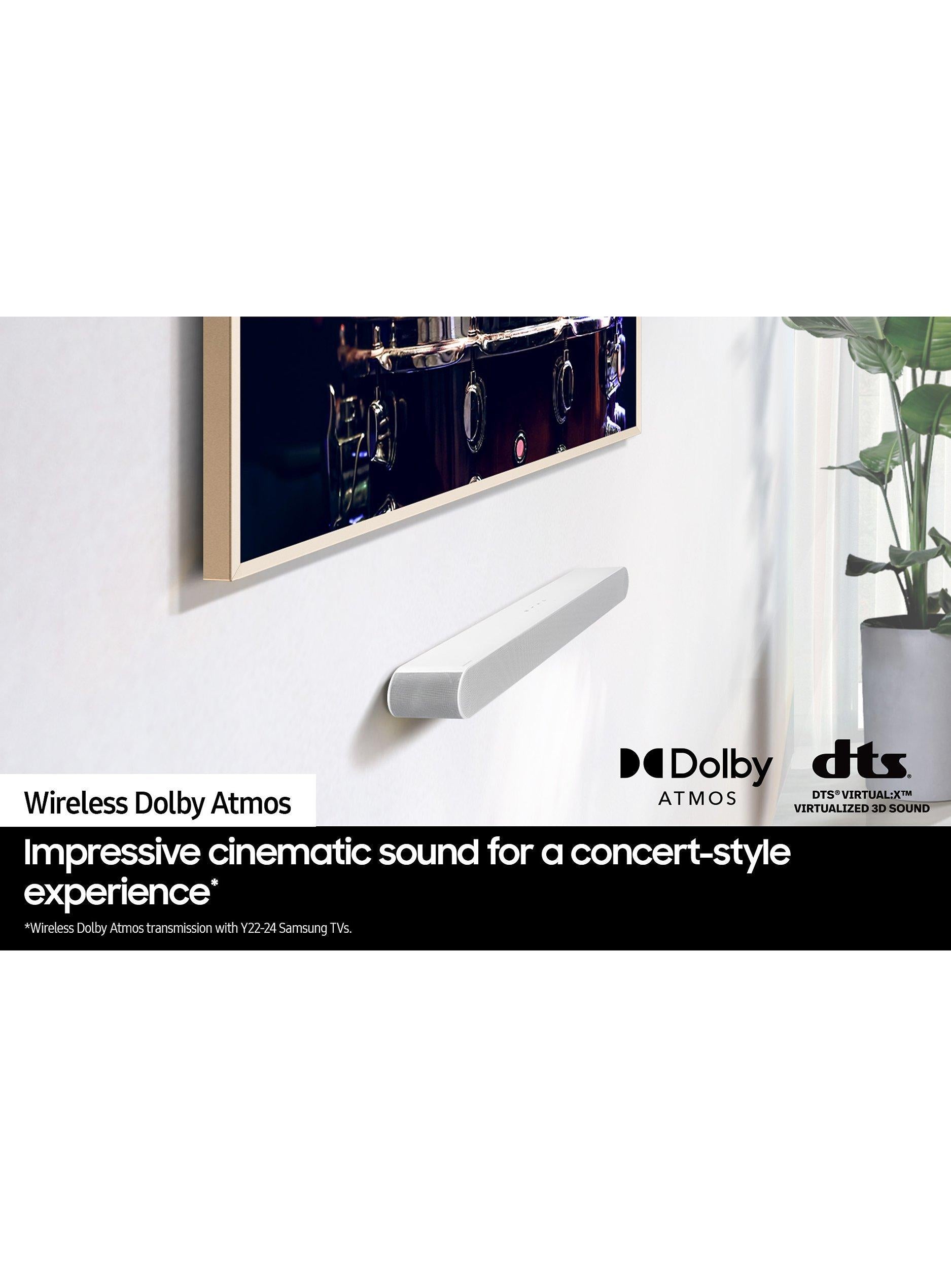 Samsung HW-S61D compact soundbar white, imported from the UK