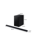 Samsung HW-S700D soundbar with wireless subwoofer black (British brand)