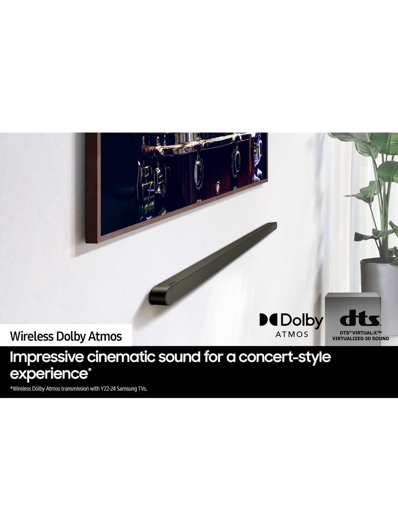 Samsung HW-S700D soundbar with wireless subwoofer black (British brand)