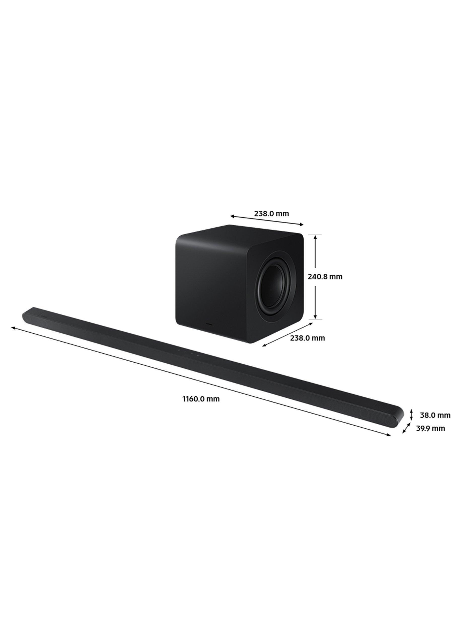 Samsung HW-S800D ultra slim soundbar with wireless subwoofer (British brand)