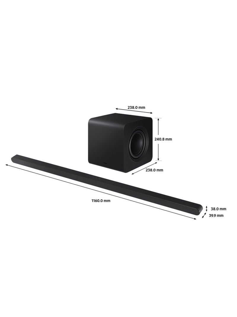 Samsung HW-S800D ultra slim soundbar with wireless subwoofer (British brand)