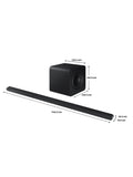 Samsung HW-S800D ultra slim soundbar with wireless subwoofer (British brand)