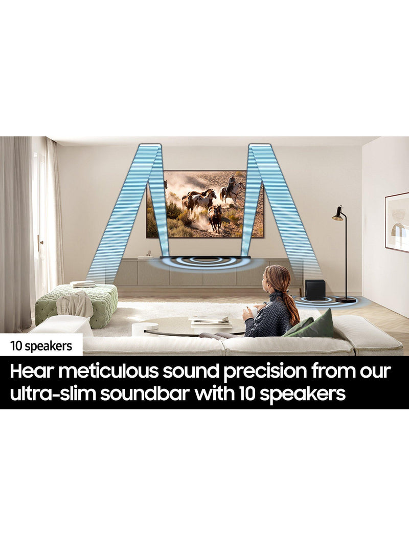 Samsung HW-S800D ultra slim soundbar with wireless subwoofer (British brand)