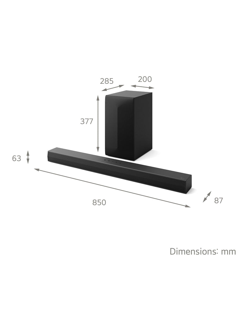 LG US60T soundbar with wireless subwoofer, UK version