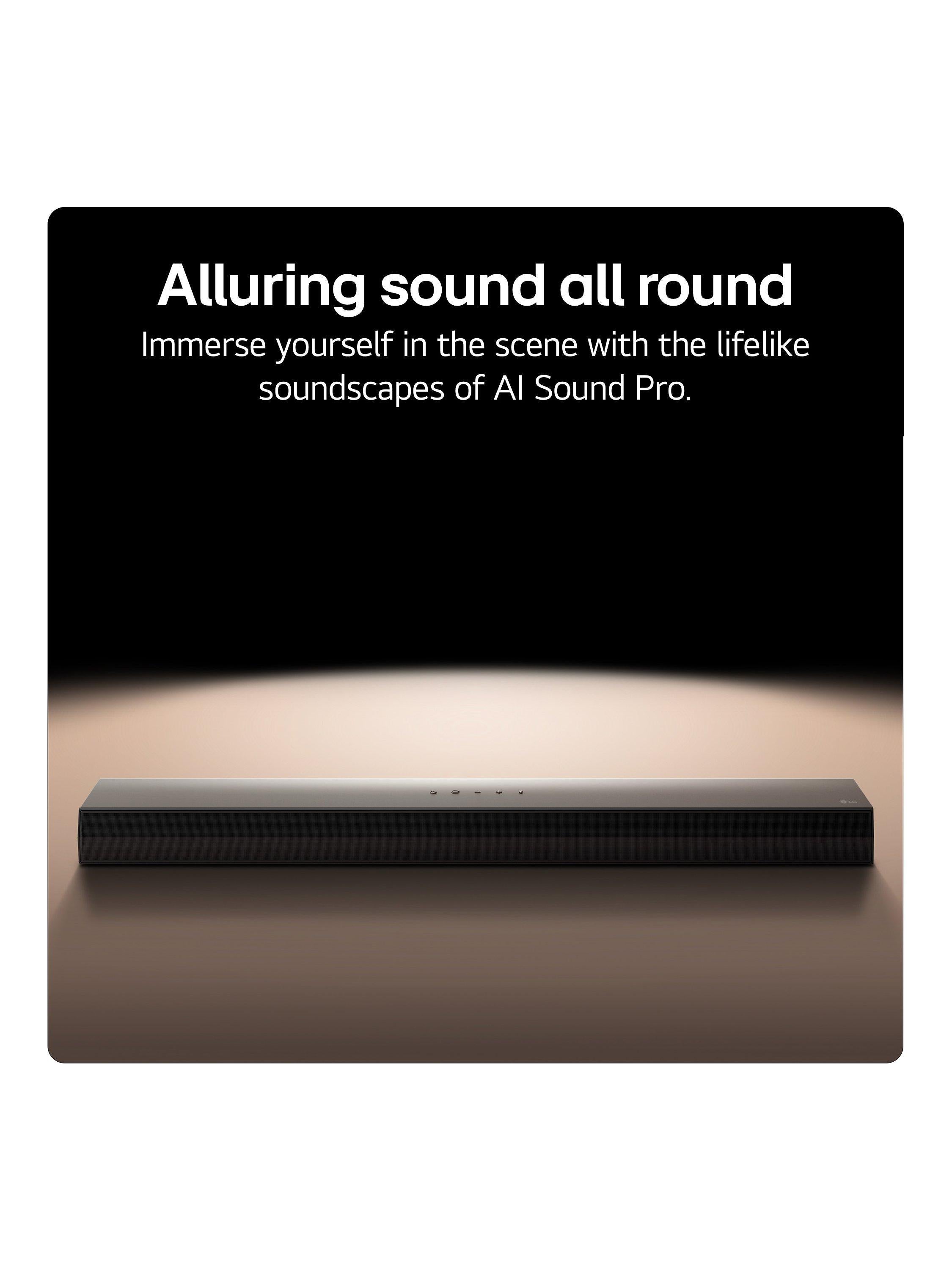 LG US60T soundbar with wireless subwoofer, UK version