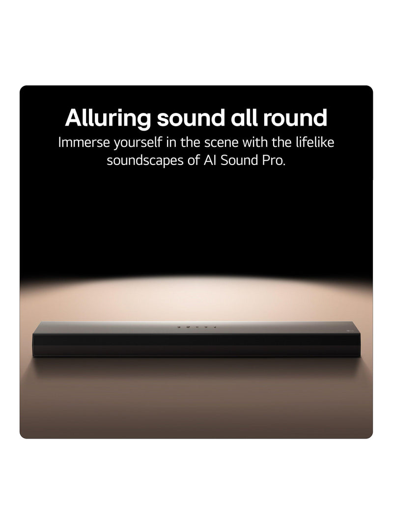 LG US60T soundbar with wireless subwoofer, UK version