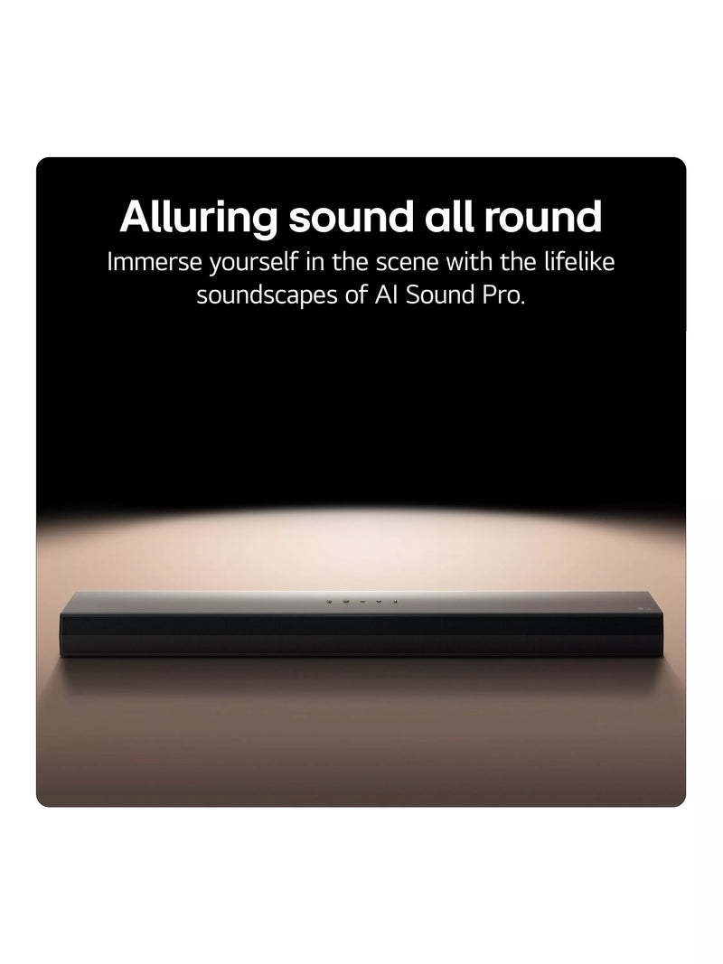 LG US60T soundbar with wireless subwoofer, UK version