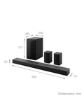 LG US70TR 5.1 channel soundbar with wireless subwoofer, UK version