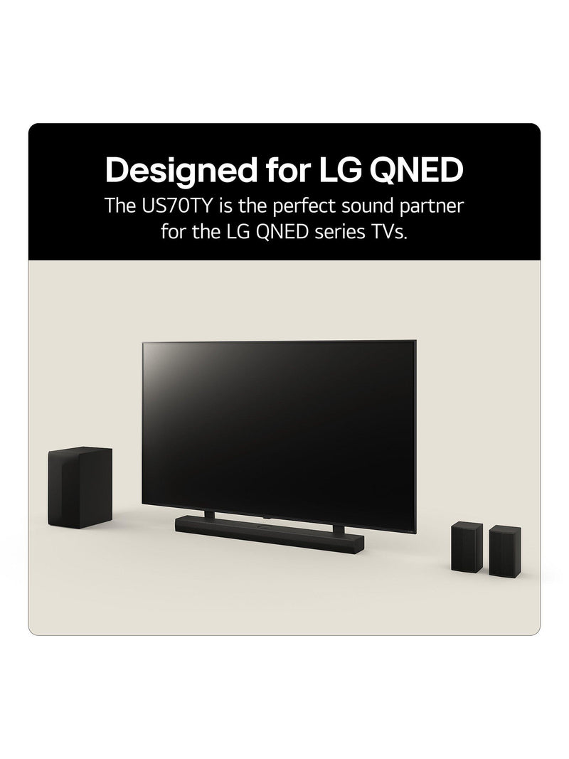 LG US70TR 5.1 channel soundbar with wireless subwoofer, UK version