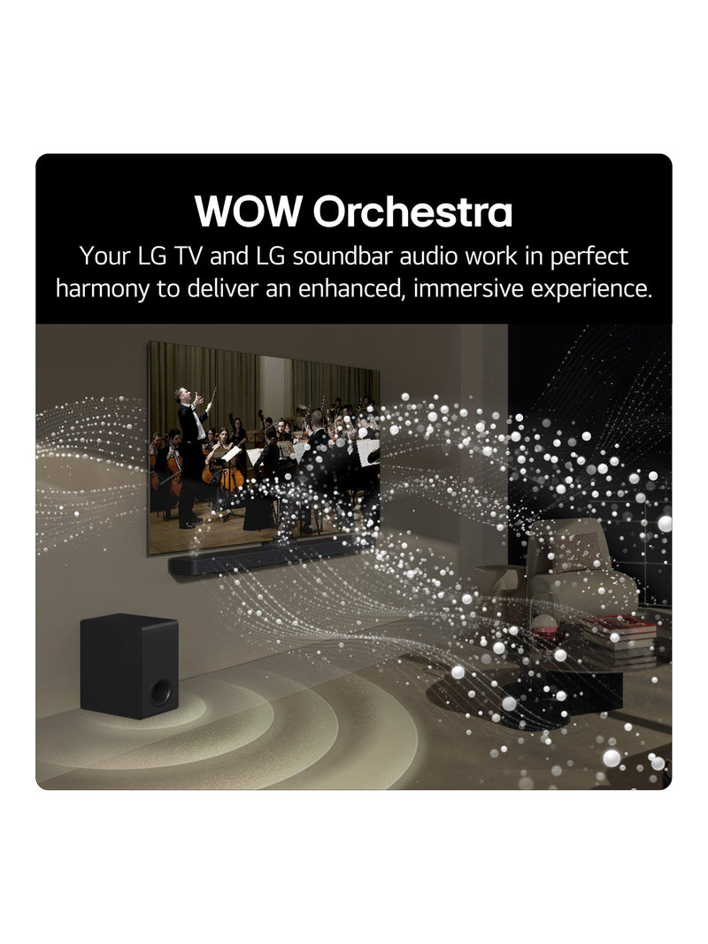 LG S95TR soundbar with Dolby Atmos wireless subwoofer (British brand)