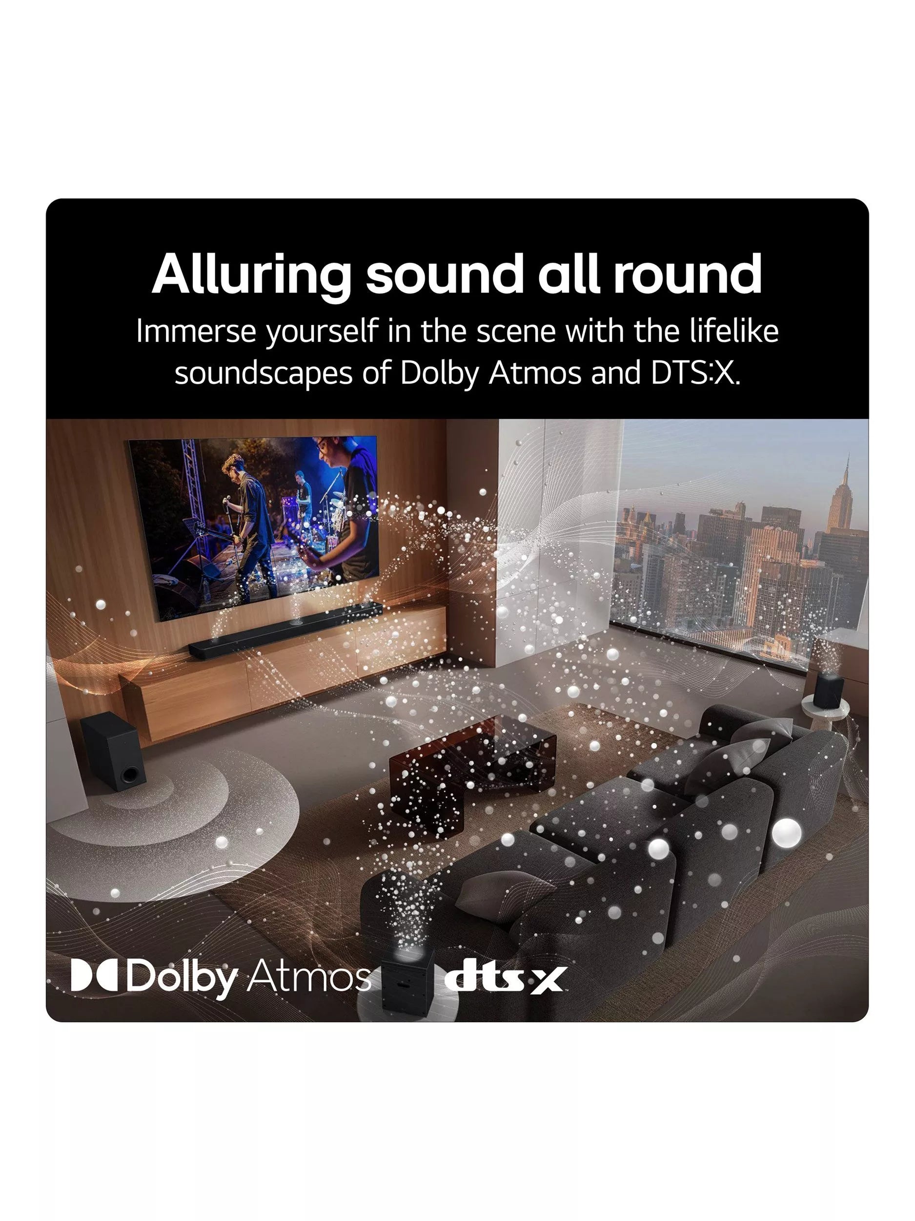 LG S95TR soundbar with Dolby Atmos wireless subwoofer (British brand)
