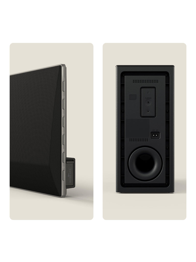 LG USG10TY soundbar black with wireless subwoofer (British brand)