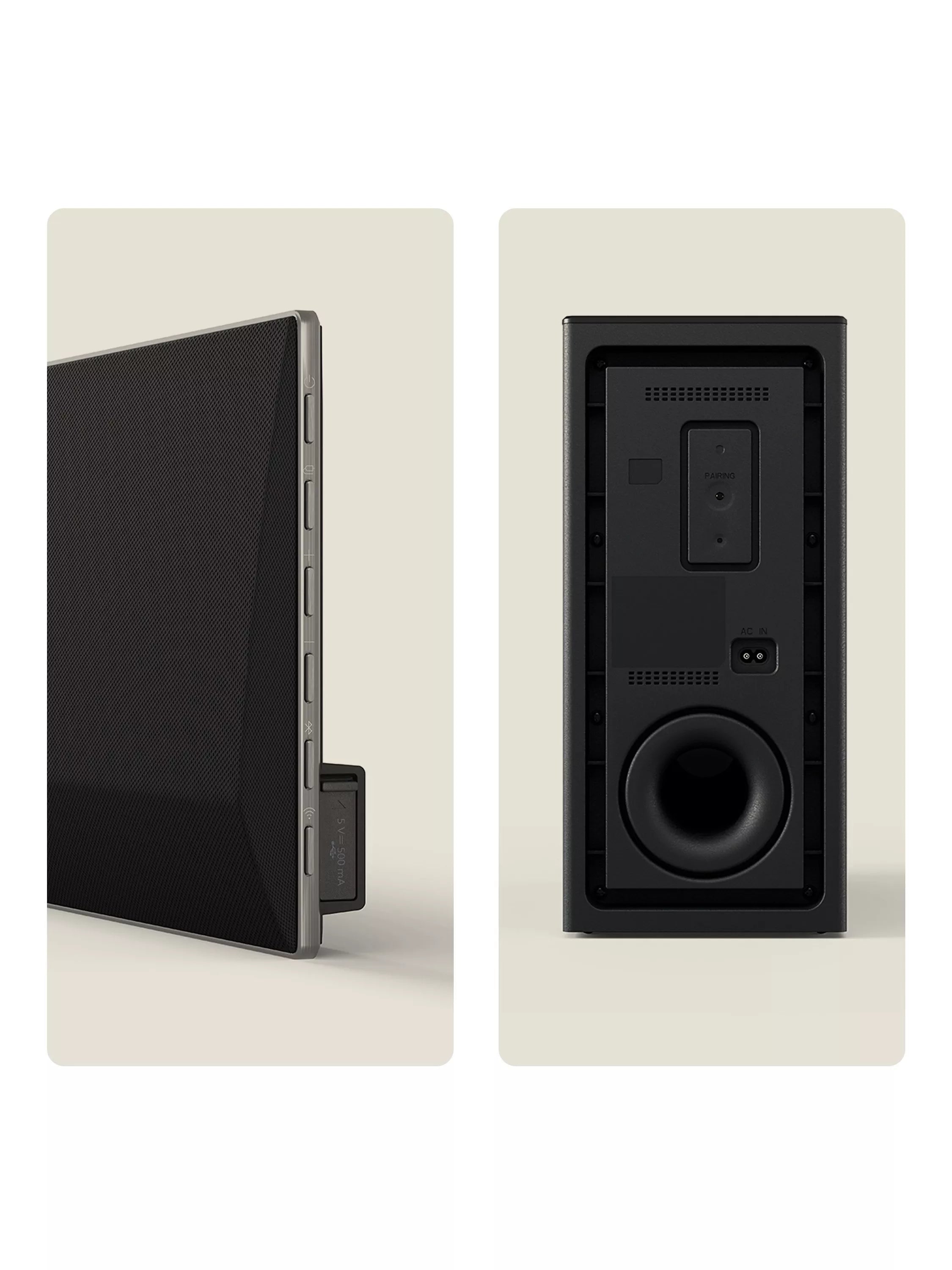 LG USG10TY soundbar black with wireless subwoofer (British brand)