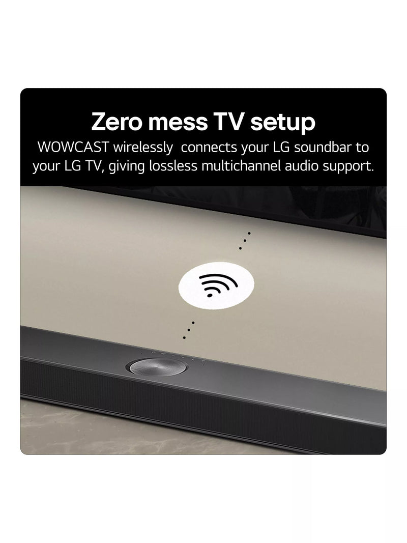 LG USG10TY soundbar black with wireless subwoofer (British brand)