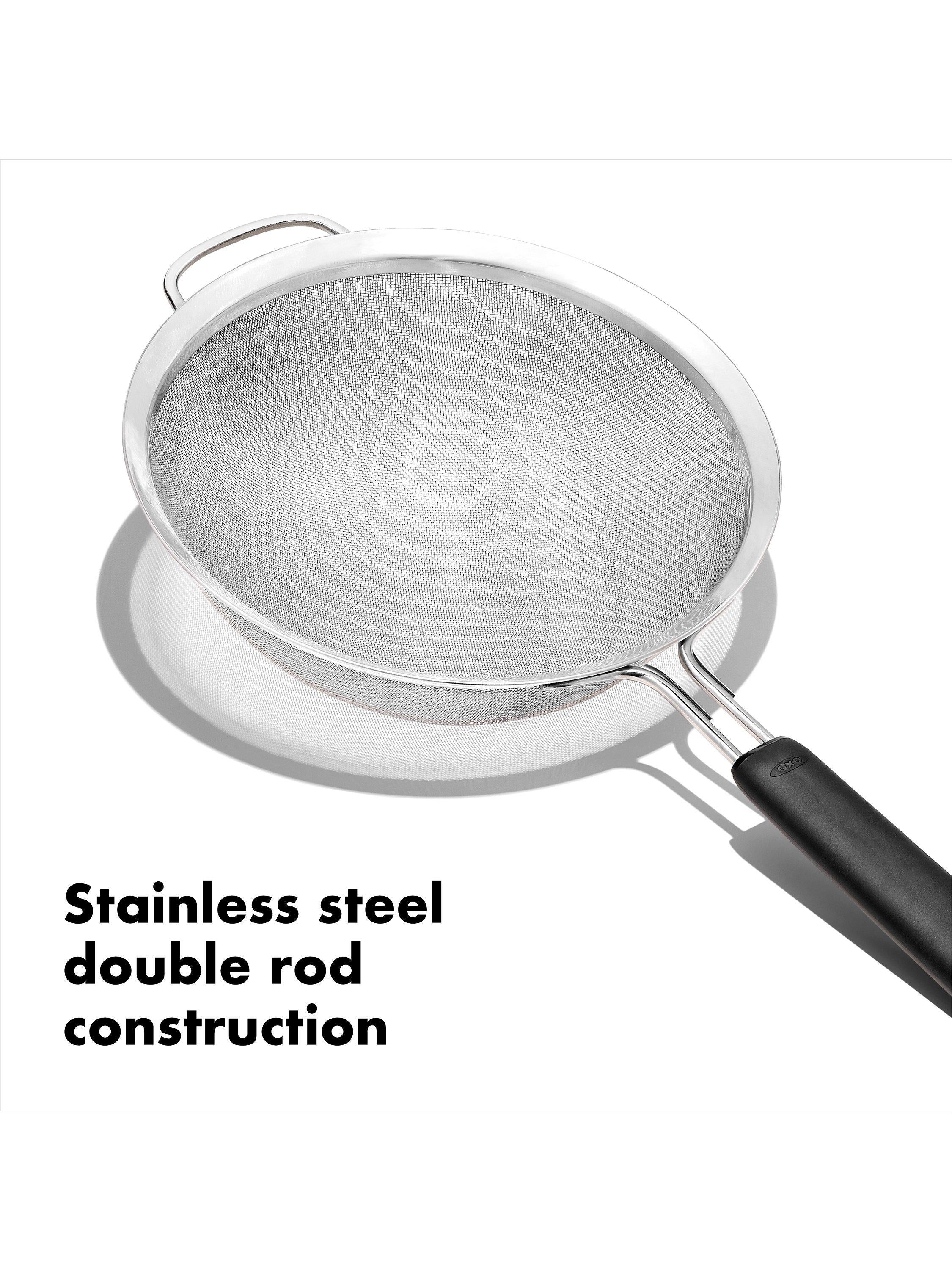 OXO Good Grips fine mesh strainer 20cm, imported from the UK
