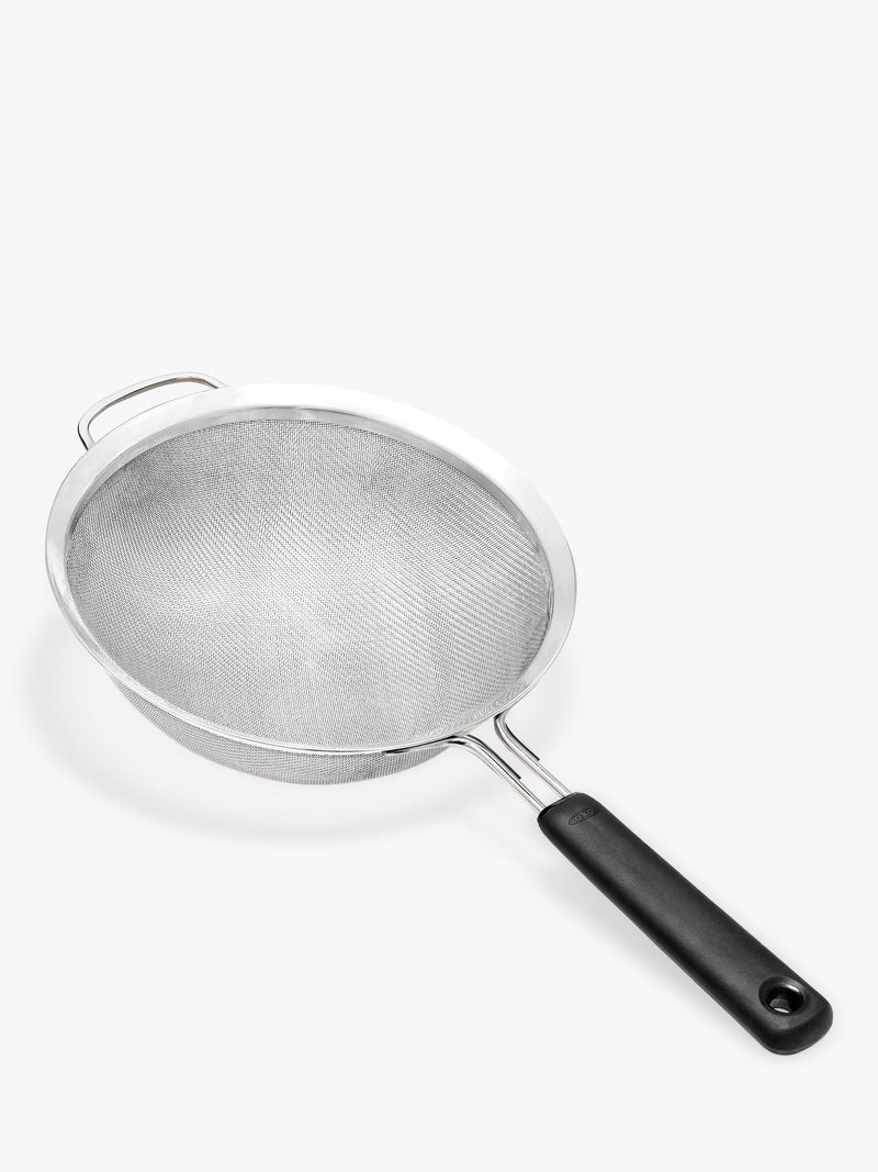 OXO Good Grips fine mesh strainer 20cm, imported from the UK