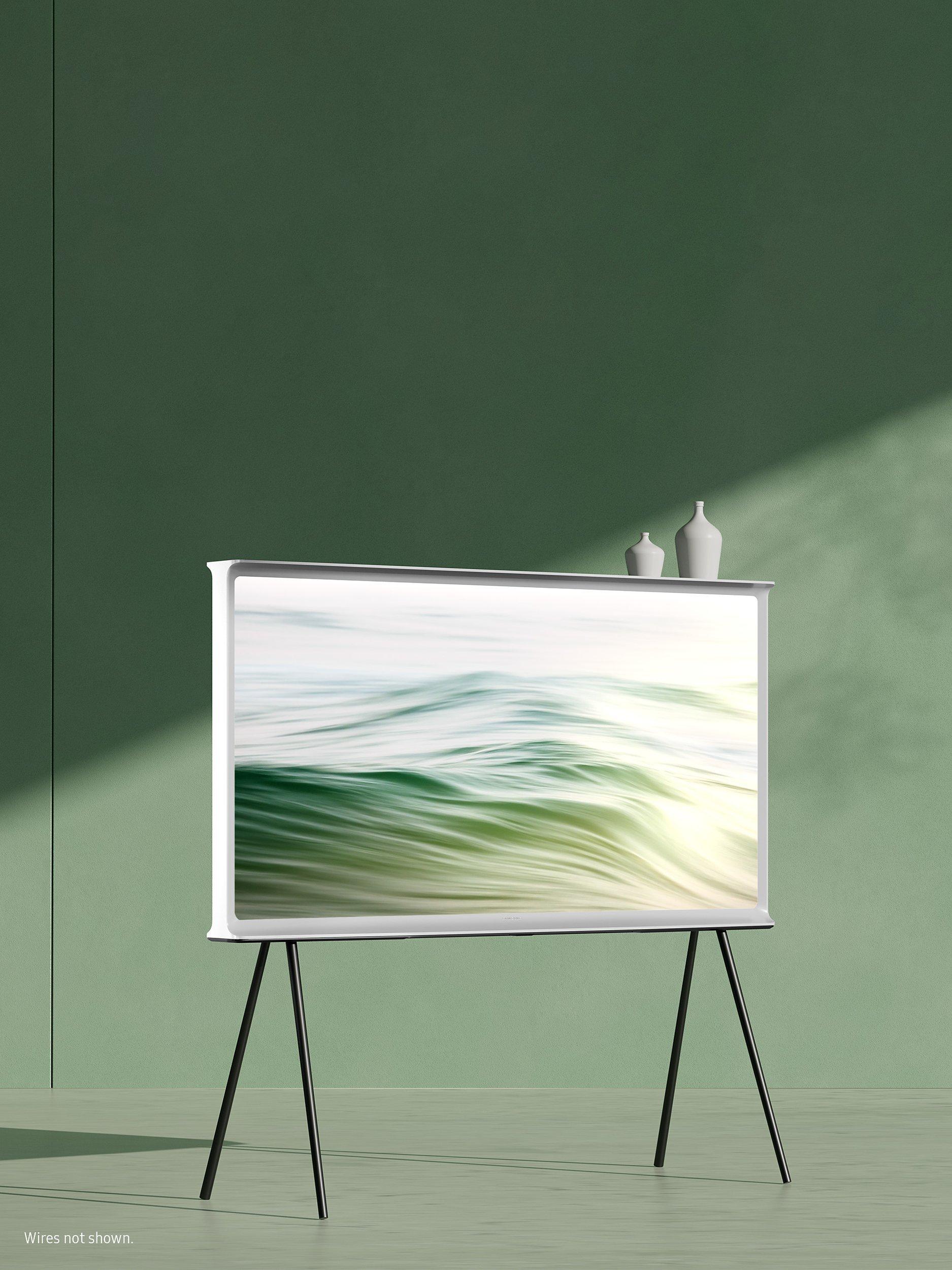 Samsung The Serif QLED HDR 4K Smart TV 50 Inch Cloud White (British brand)