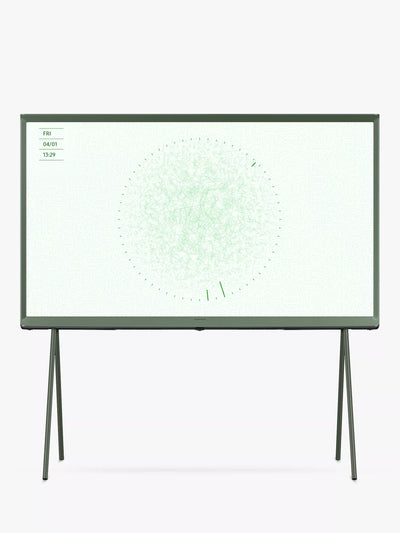 Samsung The Serif (2024) QLED 4K Smart TV, Ivy Green, 55 Zoll