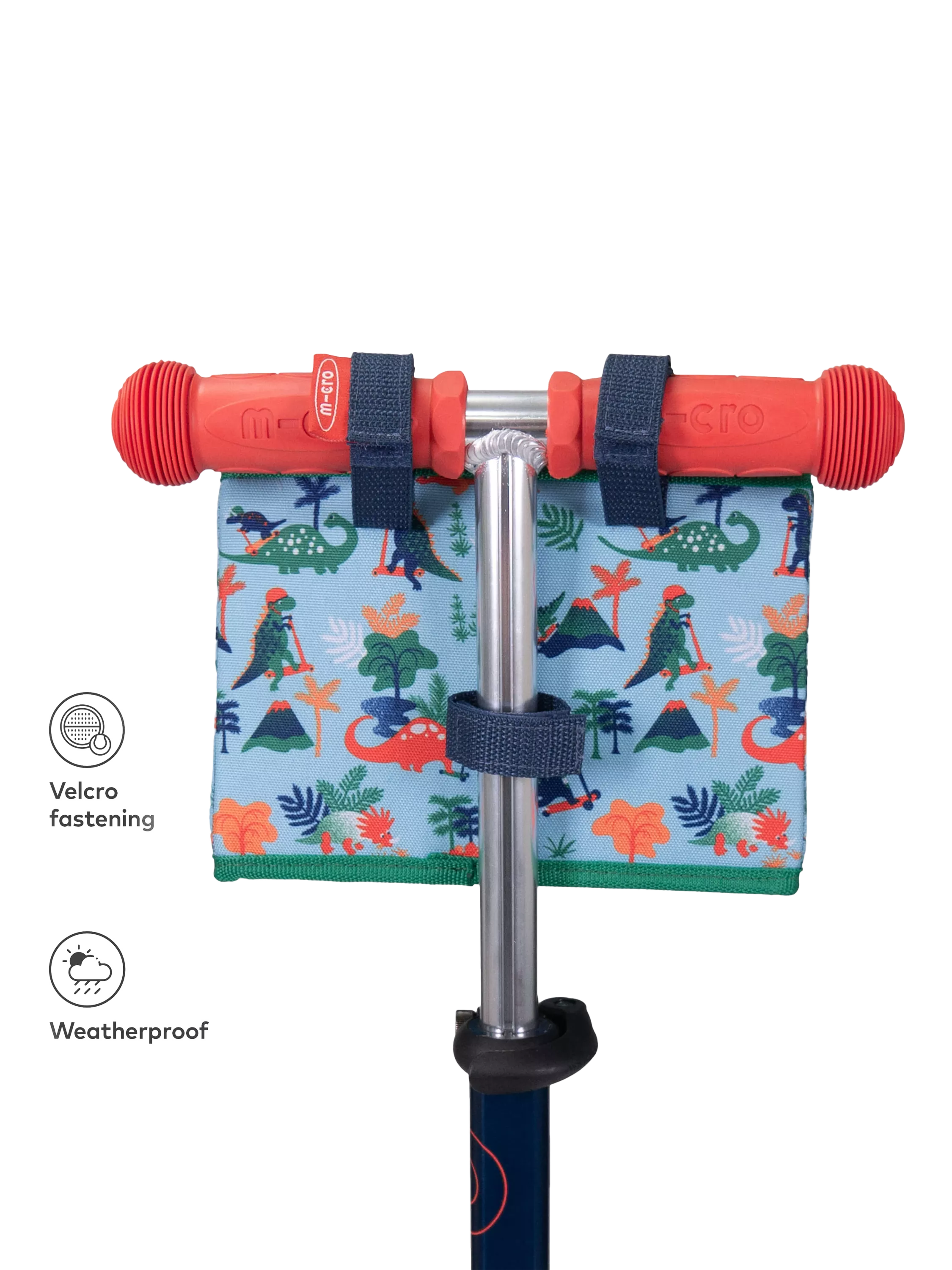 Micro Scooters dinosaur child-friendly folding basket (British brand)