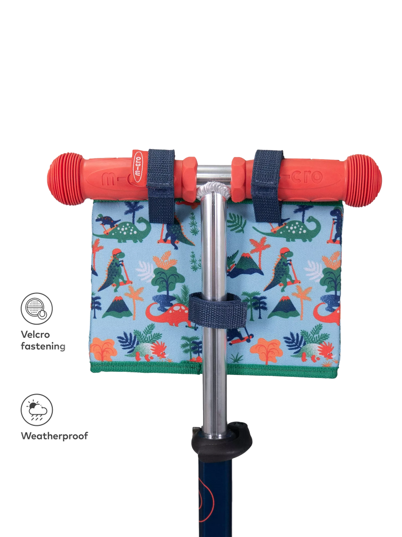 Micro Scooters dinosaur child-friendly folding basket (British brand)
