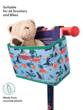Micro Scooters dinosaur child-friendly folding basket (British brand)