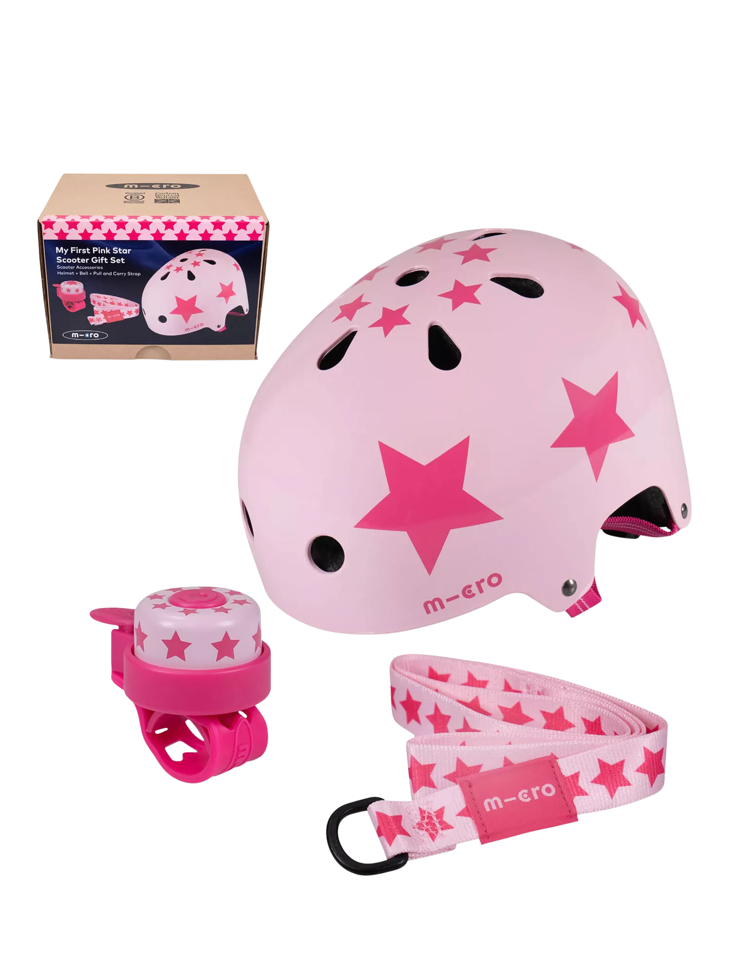 Micro Scooters star accessories gift set for children, imported from the UK