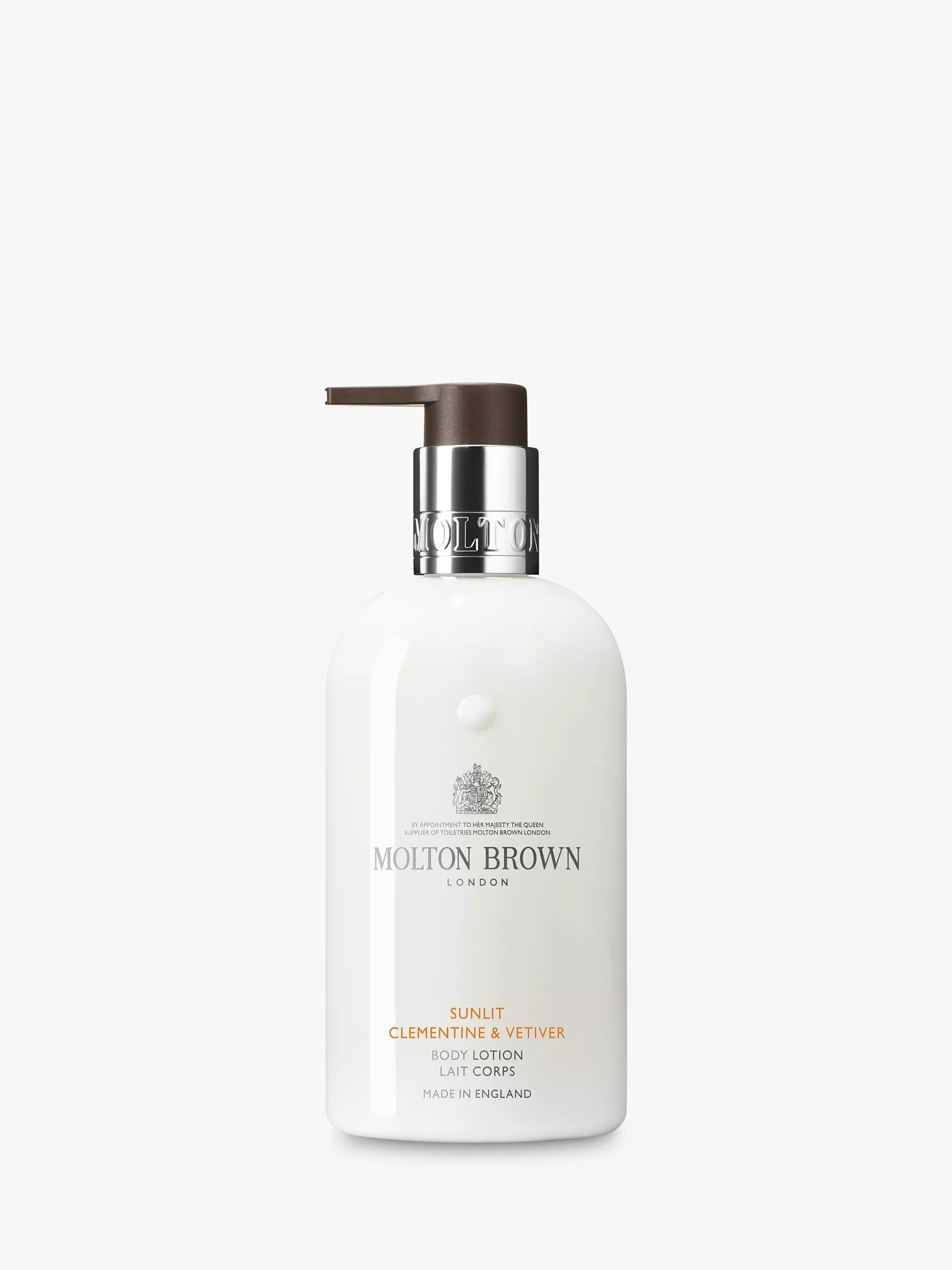Molton Brown Sunlit Clementine & Vetiver body lotion 300ml, UK version