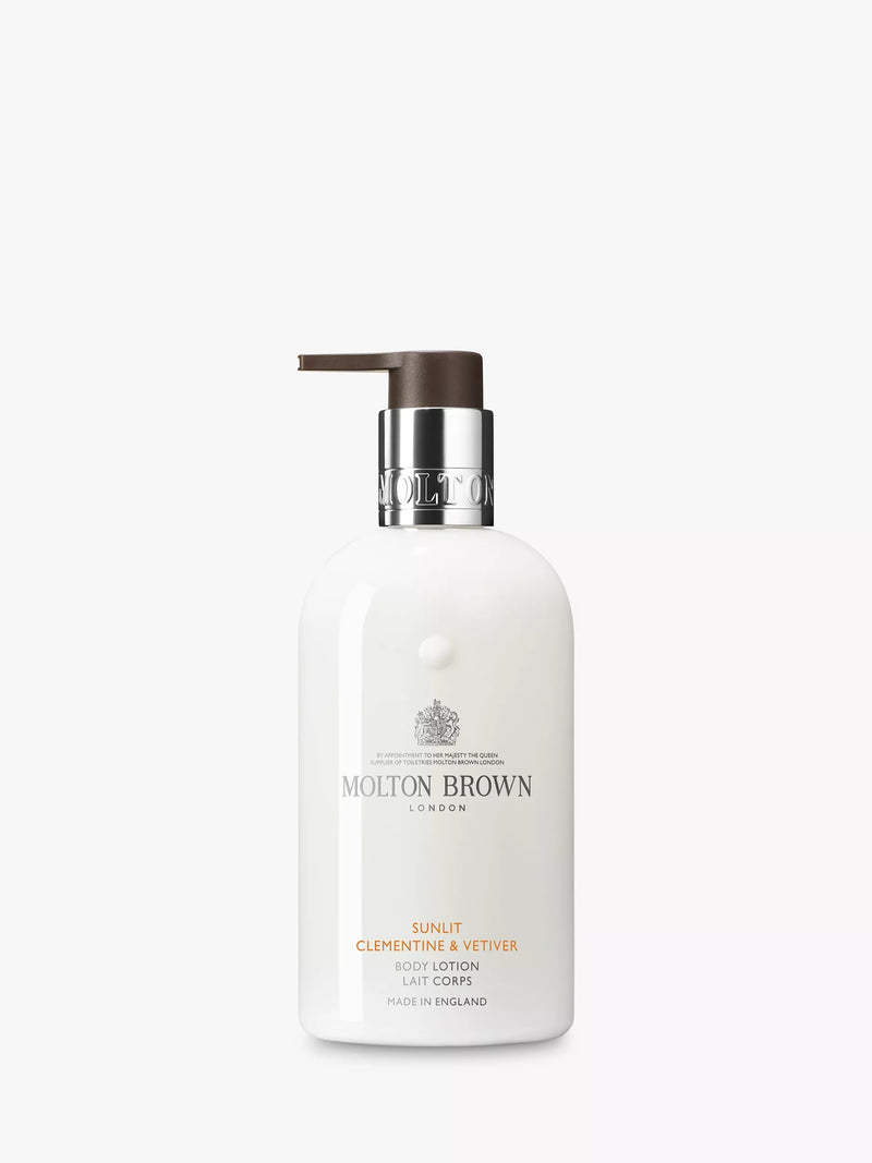 Molton Brown Sunlit Clementine & Vetiver body lotion 300ml, UK version