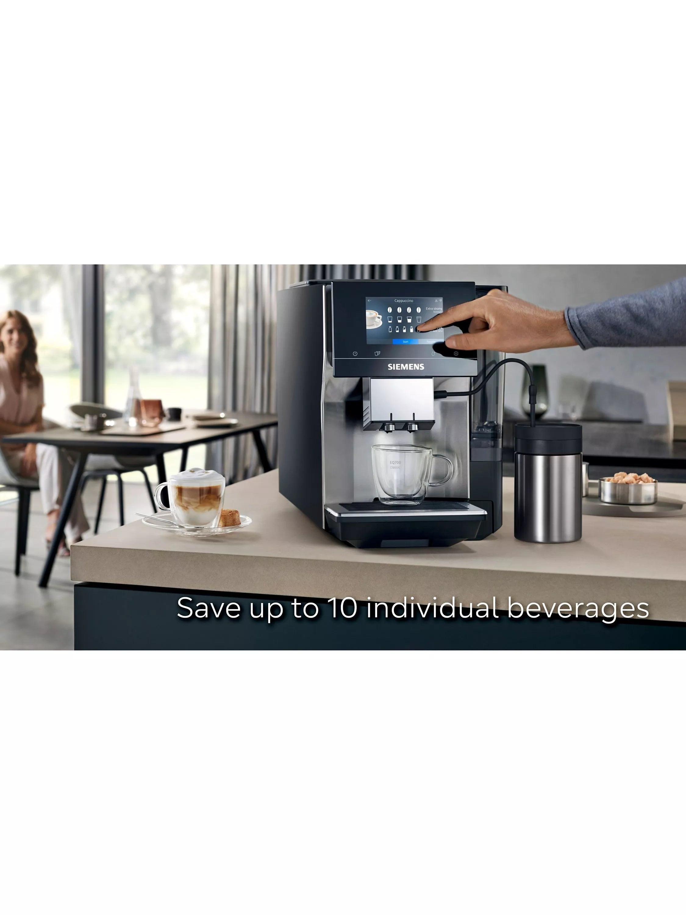 Siemens bean to cup coffee machine black (British brand)