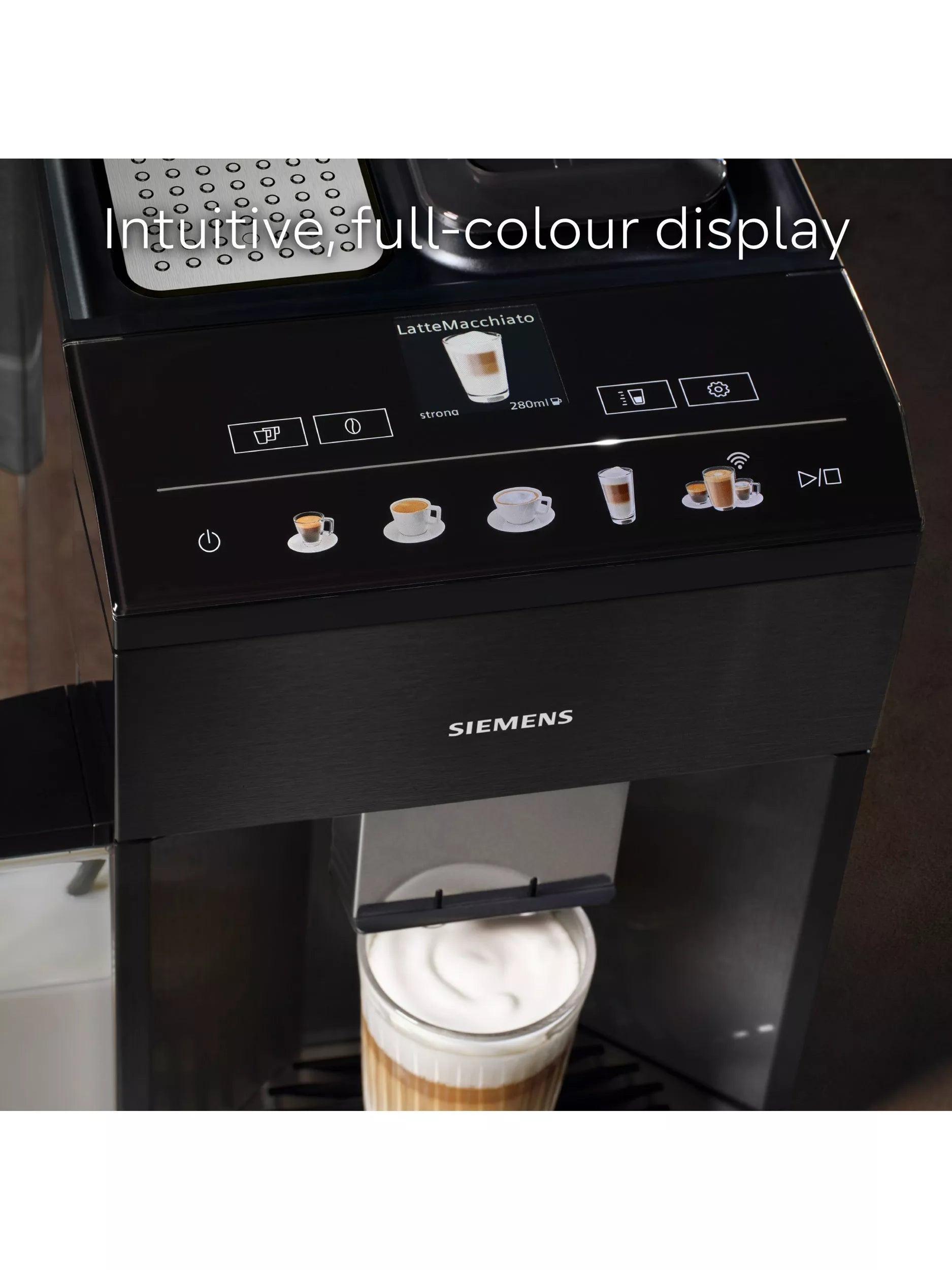 Siemens Bean to Cup Coffee Machine Black (British brand)